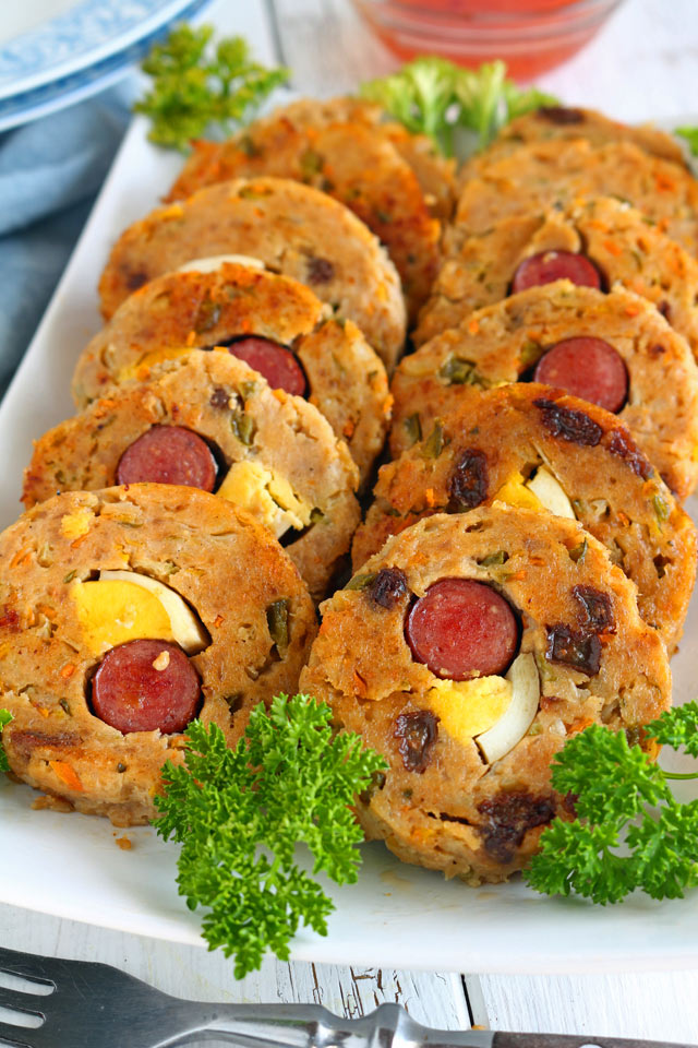 Embutido Recipe (Filipino style pork meat loaf) - Foxy Folksy