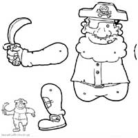 printable pirate paper dolls