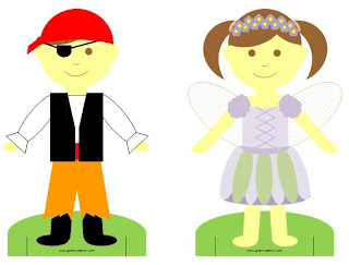 printable pirate paper dolls