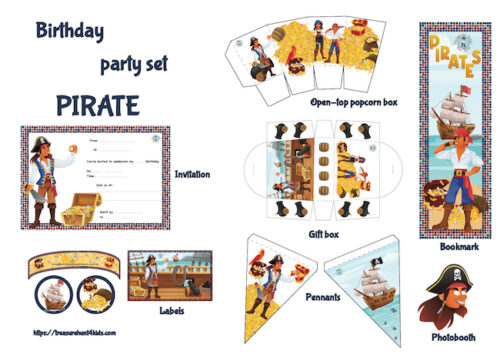 printable pirate party scavenger hunt