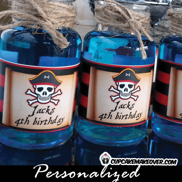printable pirate water bottle labels