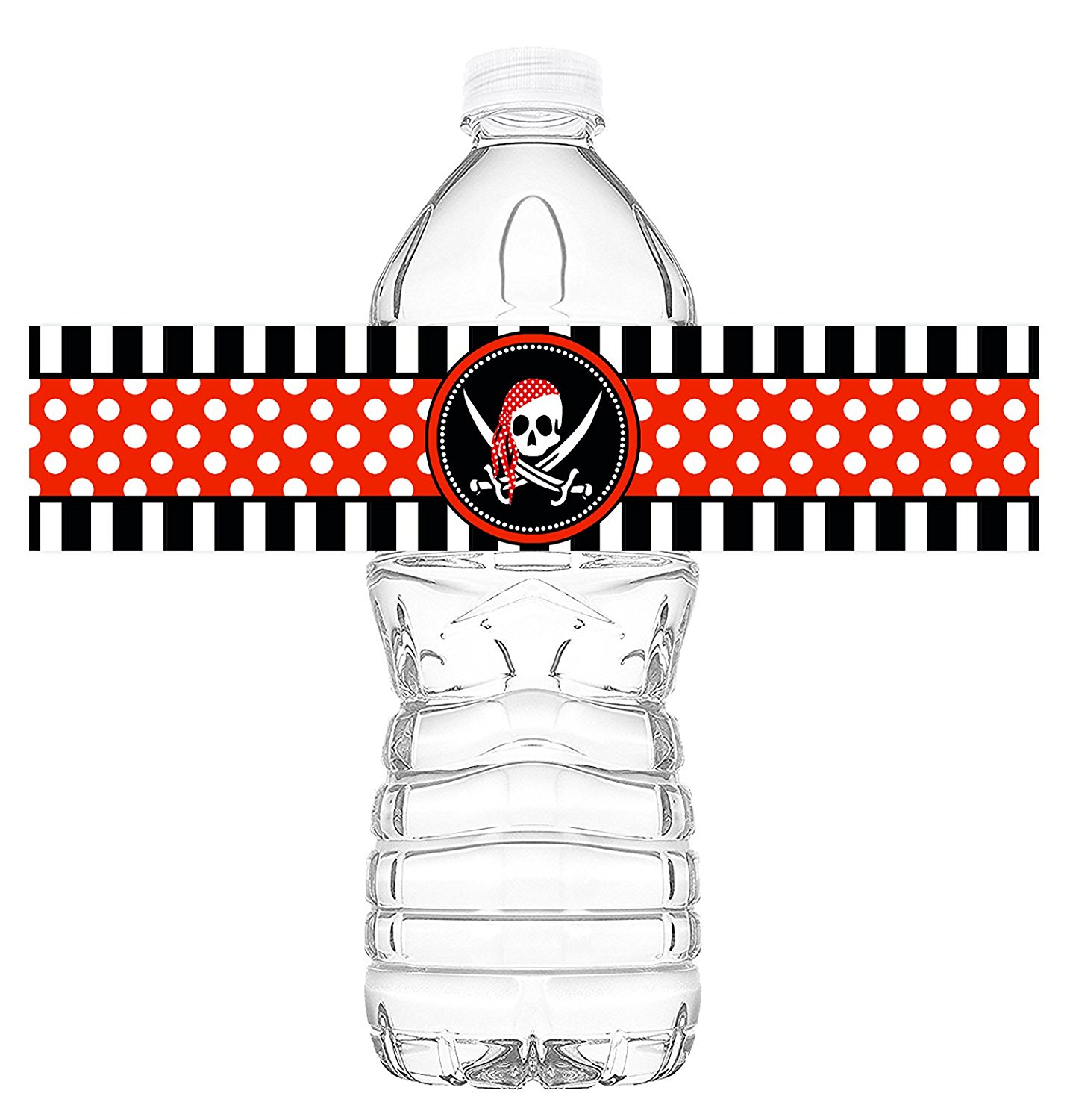 printable pirate water bottle labels