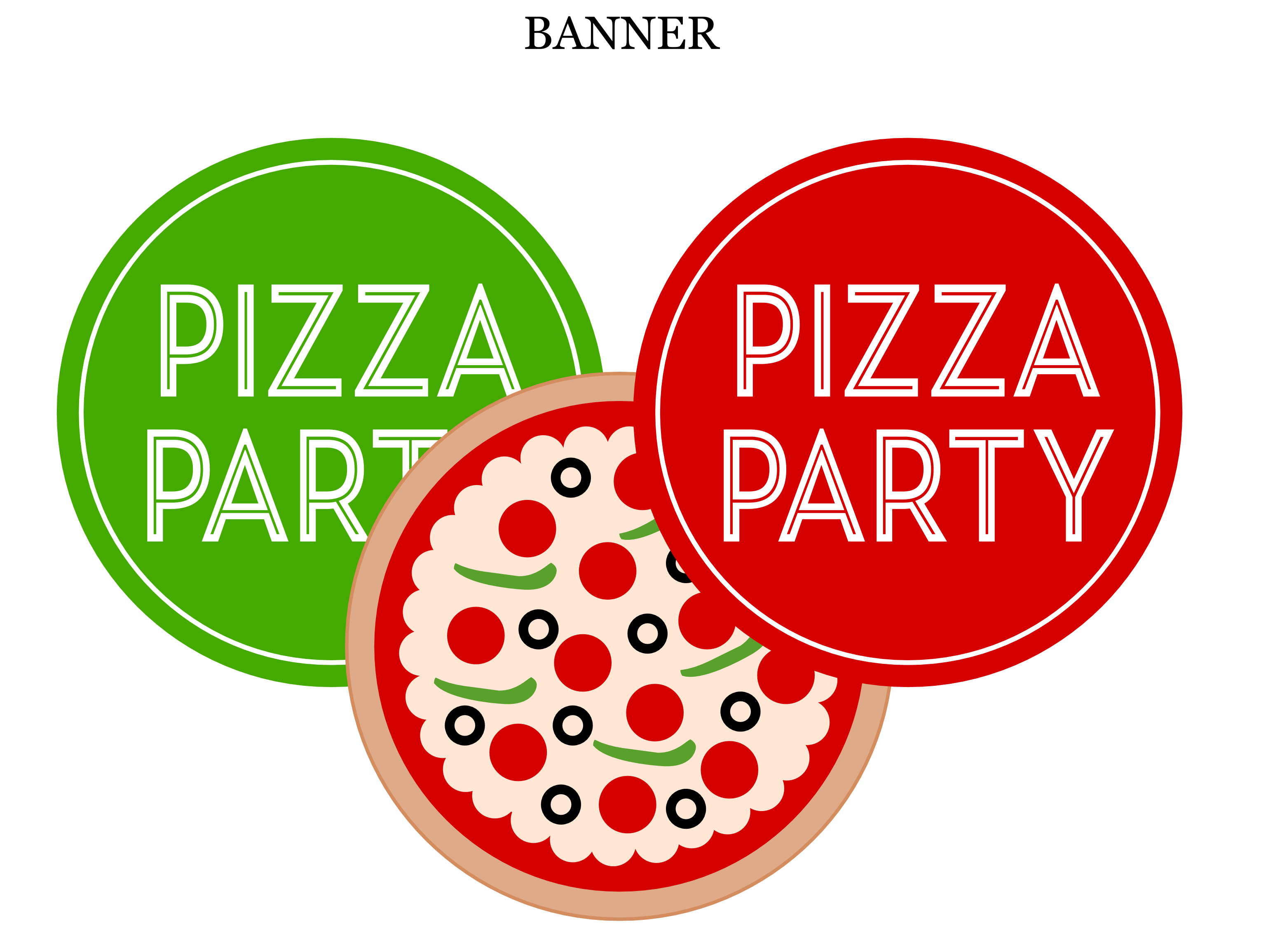 Free Pizza Party Printables | Catch My Party