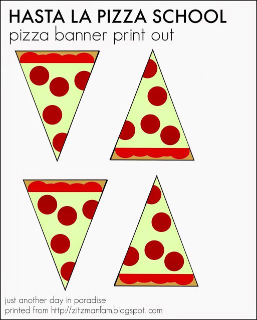 End of School Pizza Party