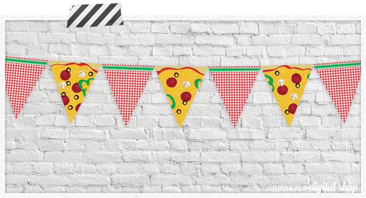 printable pizza banner