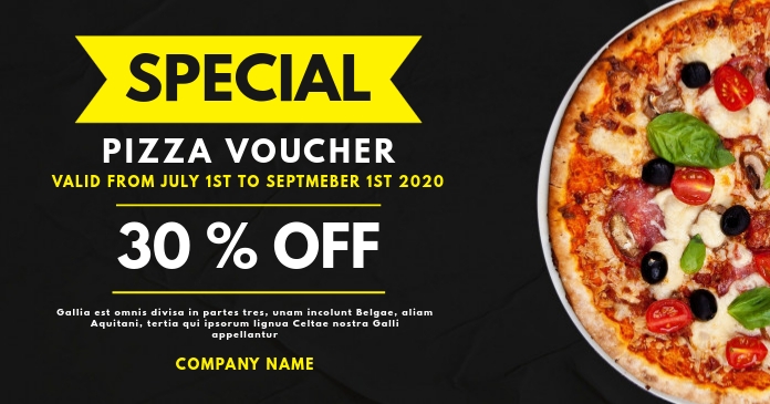 printable pizza gift cards