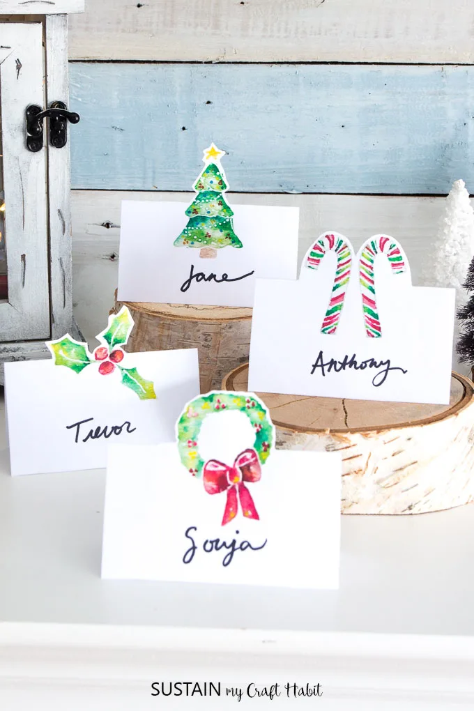 printable place cards for christmas