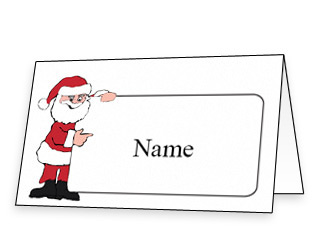 printable place cards template christmas