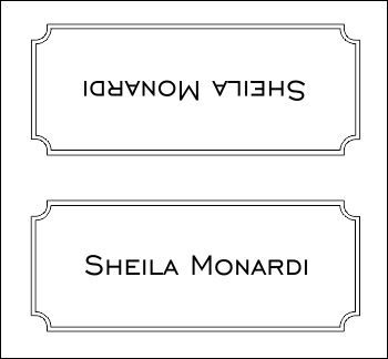 Place Card Template 8