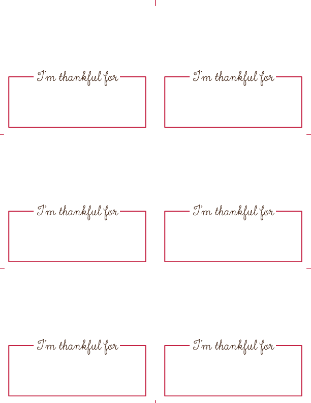 Free Thanksgiving Place Card Printables - Roseville Designs ...