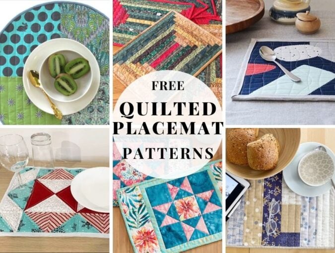 21+ Free Quilted Placemat Patterns In Round, Oval And Rectangular ...