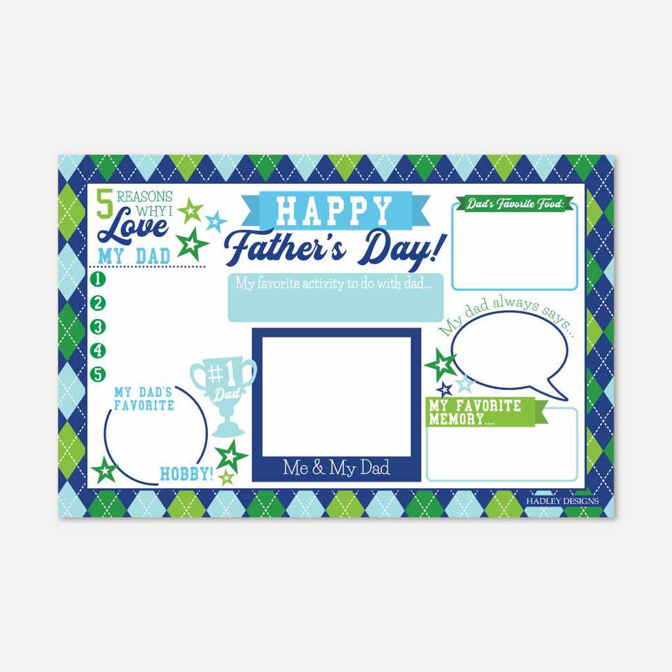 printable placemat designs