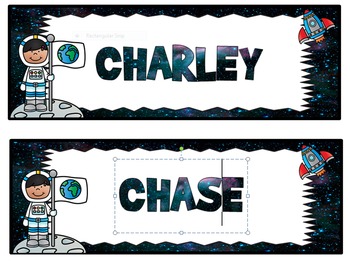 printable planet name tags