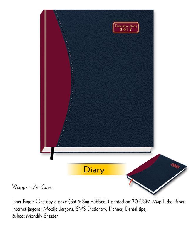 Executive E - 701 - Diary / Planner 2018 | Vivid Print India - Get ...