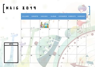 Calendari escolar 2018-2019 | PPT