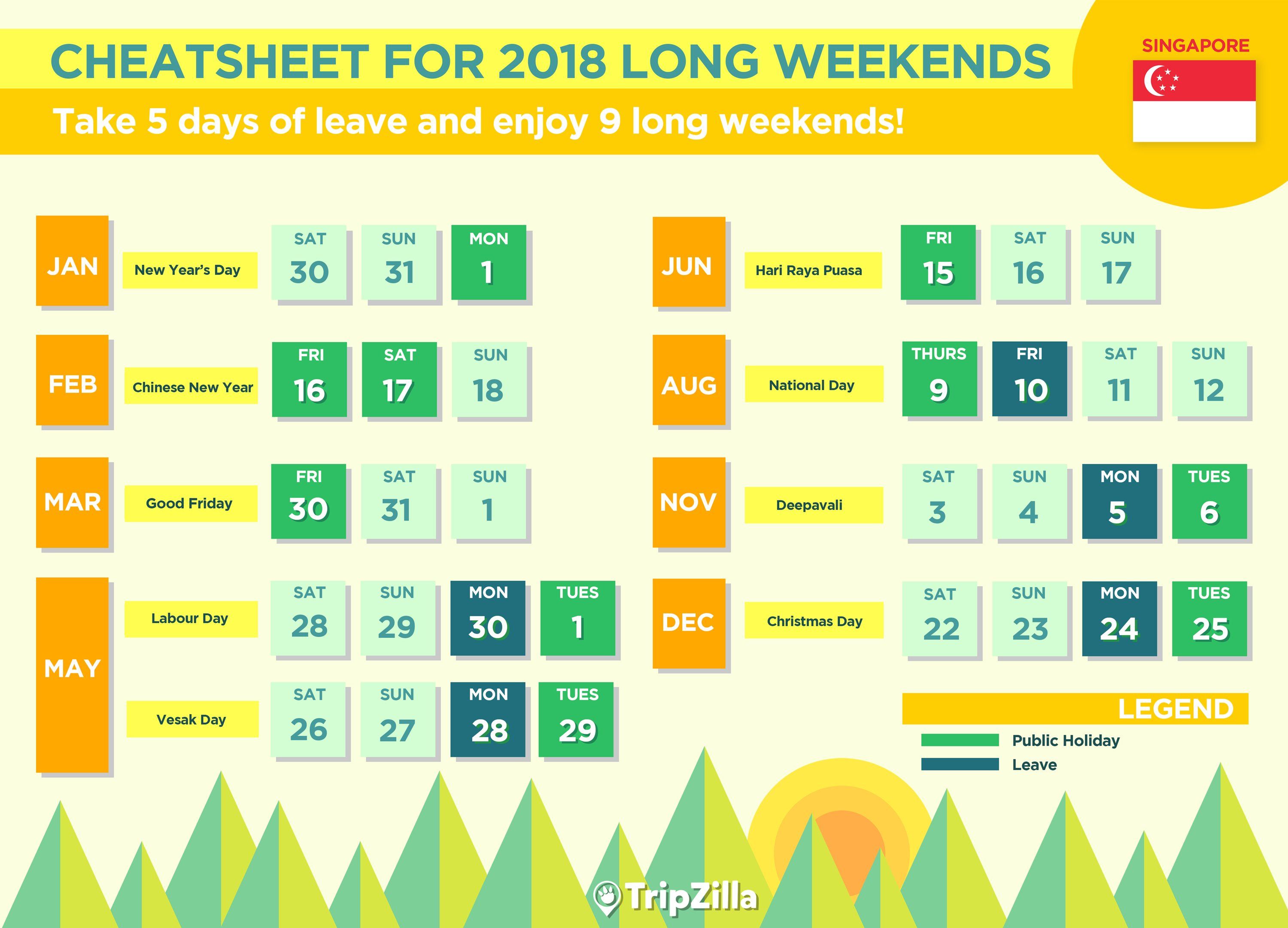 printable planner 2018 singapore