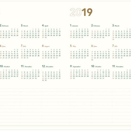 MochiThings: 2018 Slim &  Wide Monthly Planner