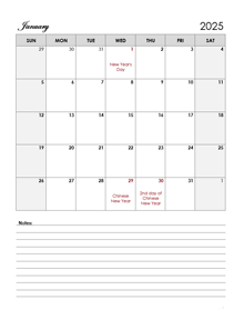 2025 Printable Calendar with Singapore Holidays - Free Printable ...