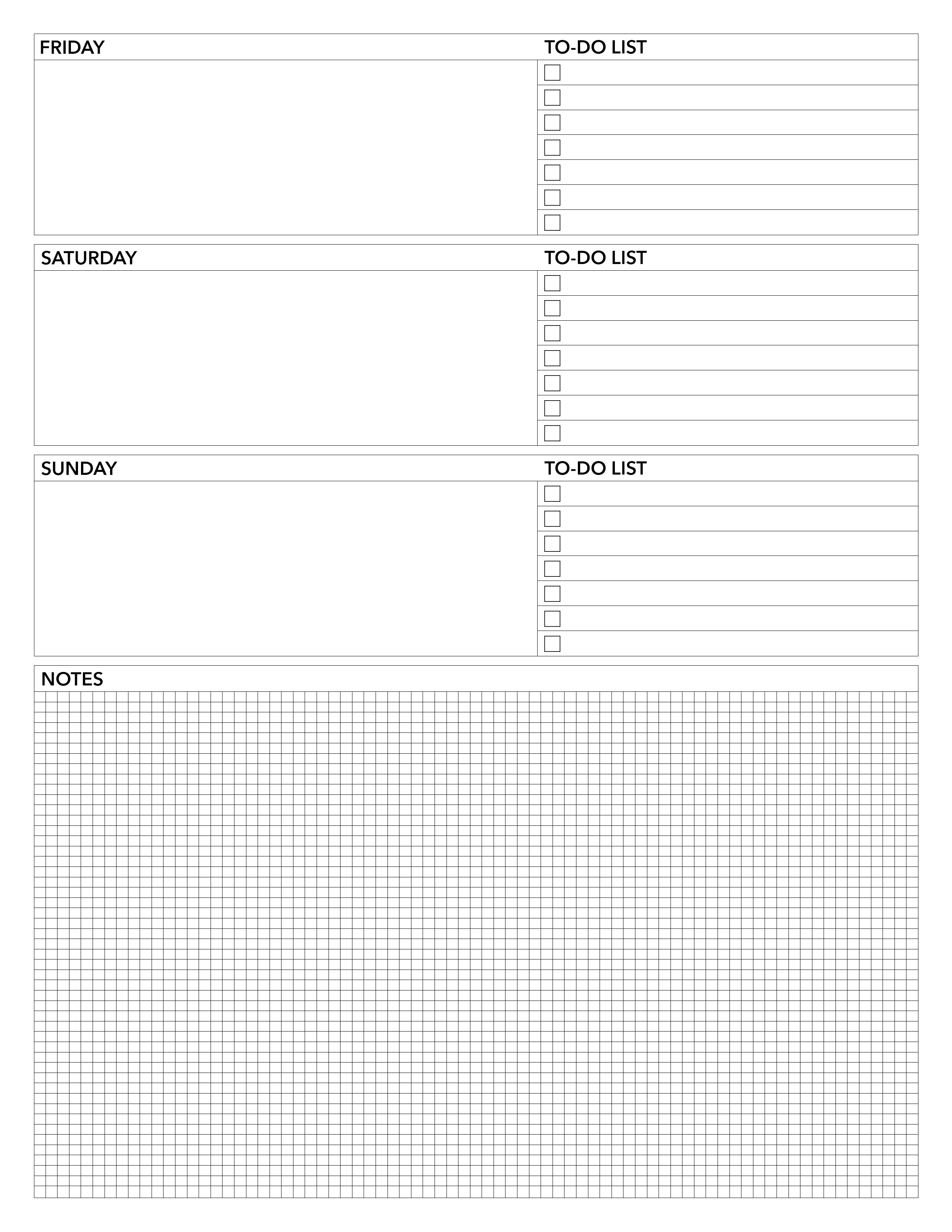 Free Printable 2018 Planner 50 Plus Printable Pages - The Cottage ...