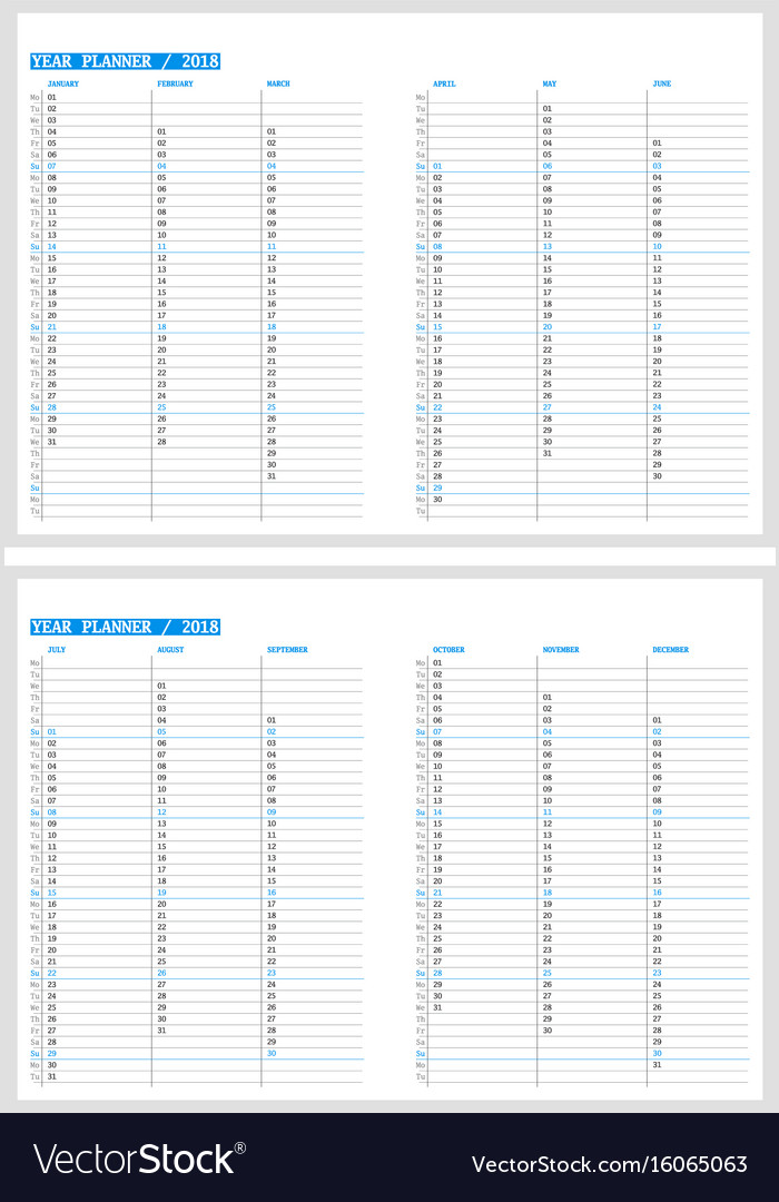 printable planner 2018 south africa