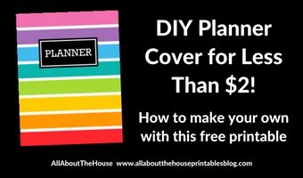 How to make a DIY Erin Condren Planner Cover for less than $2 ...