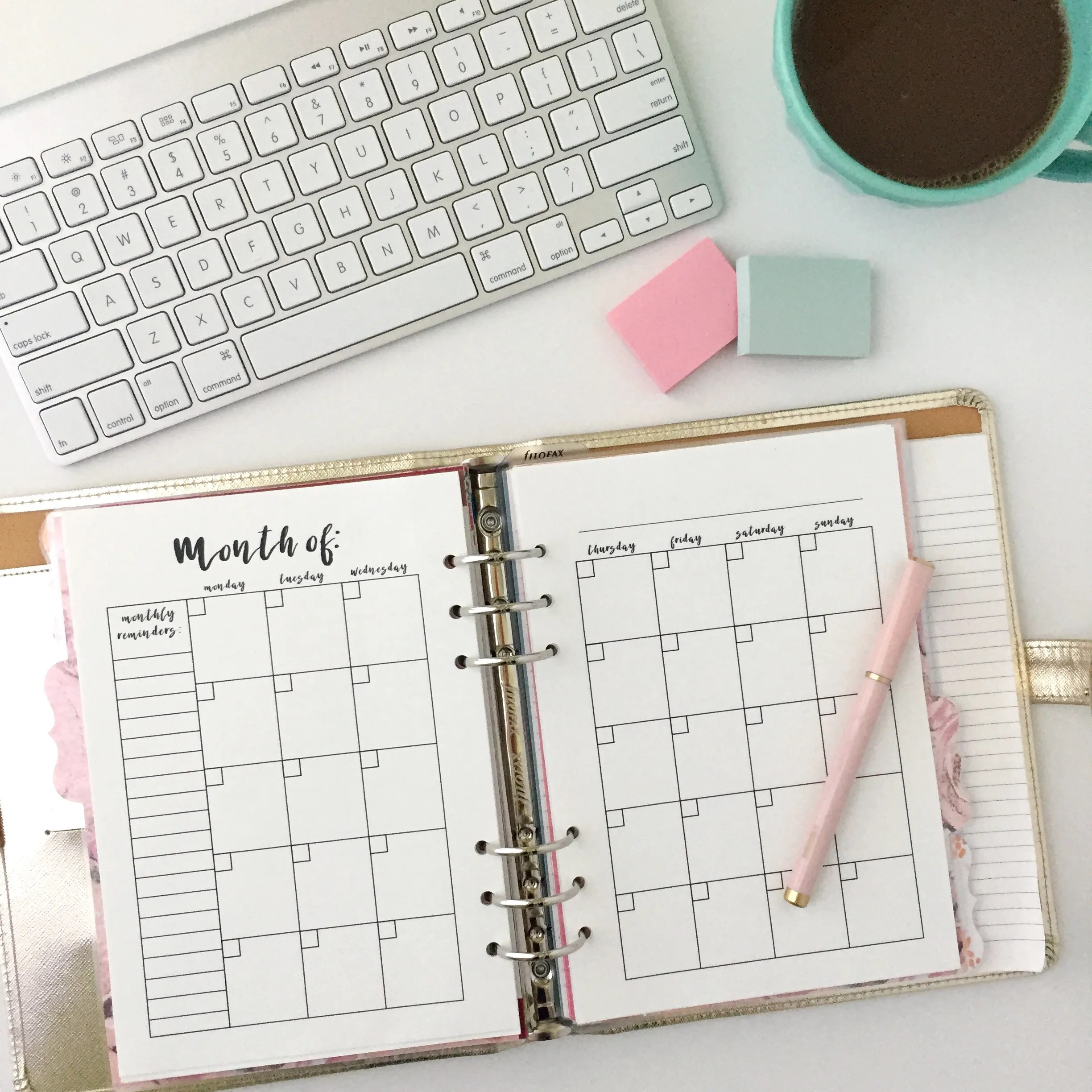 printable planner cover 2017