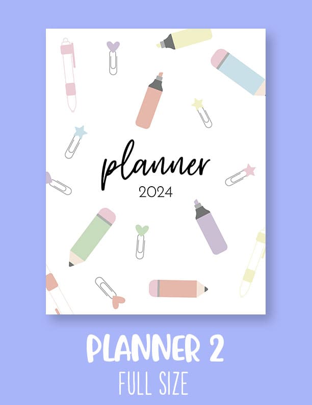 printable planner cover 2017