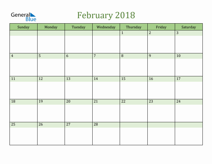 printable planner february 2018