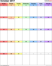Free Printable October 2017 Calendar | Elegance &  Enchantment