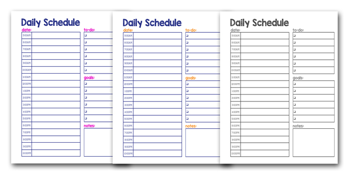 Free Student Planner Printables | i should be mopping the floor