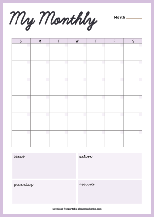 printable planner forms