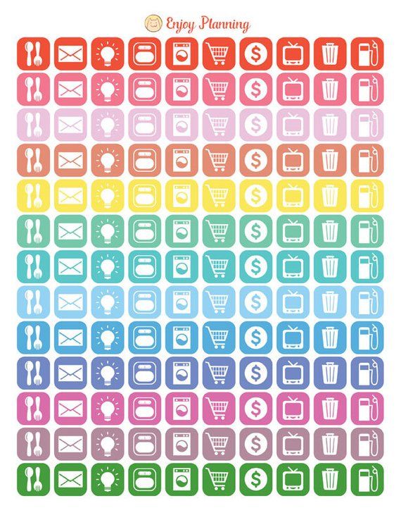 FREE Printable Planner Stickers - Summer Stickers - Pineapple ...