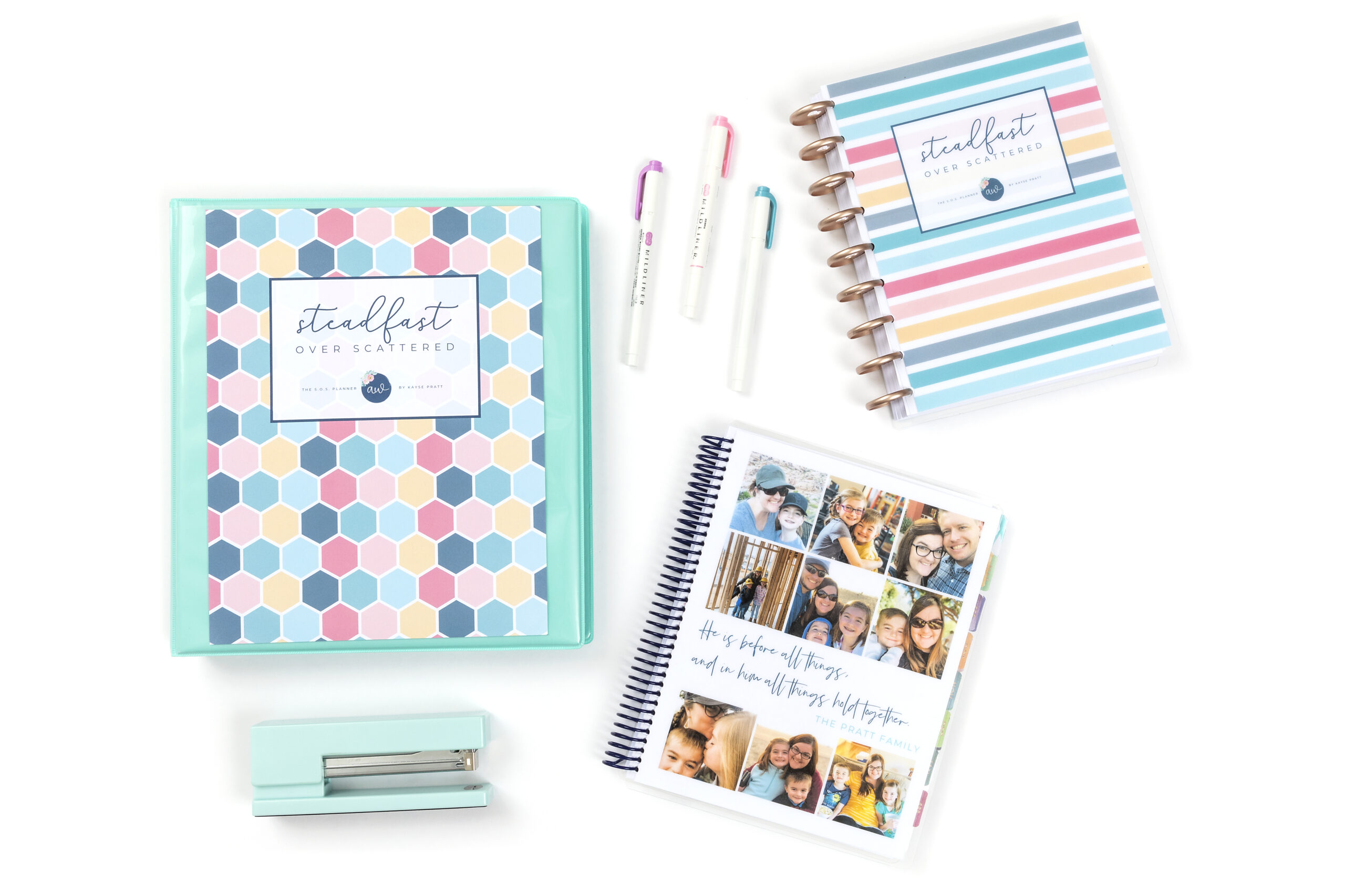How to Bind a Printable Planner - Anchored Women