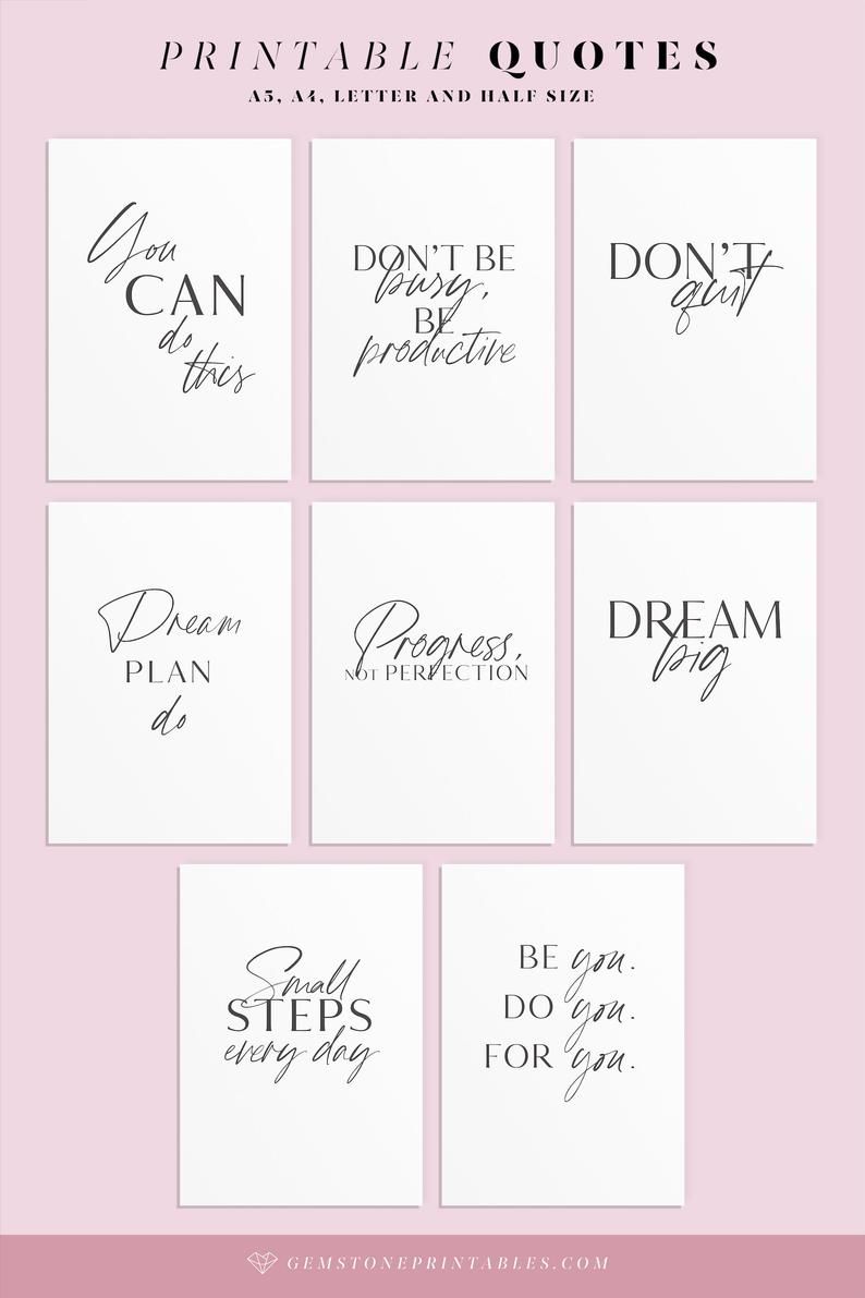 printable planner quotes