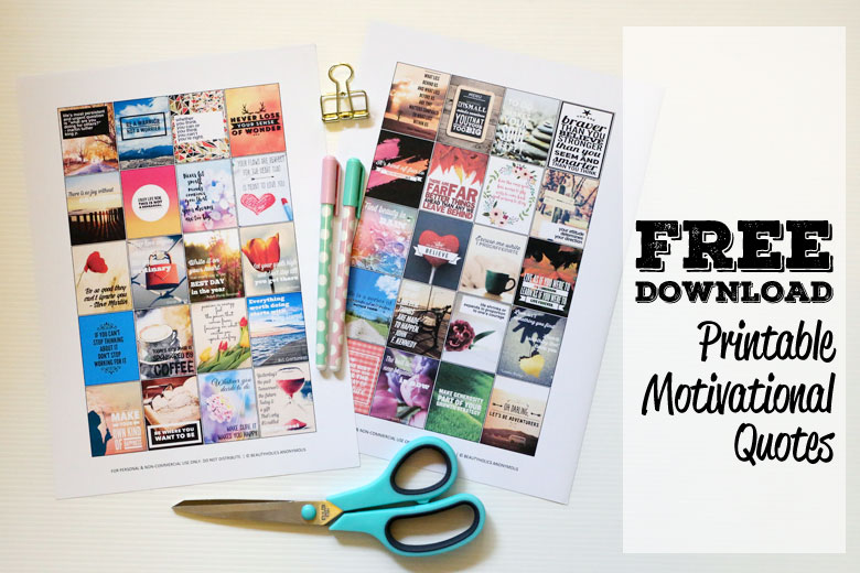 FREE DOWNLOAD: More Motivational Quotes For Your Planner ...