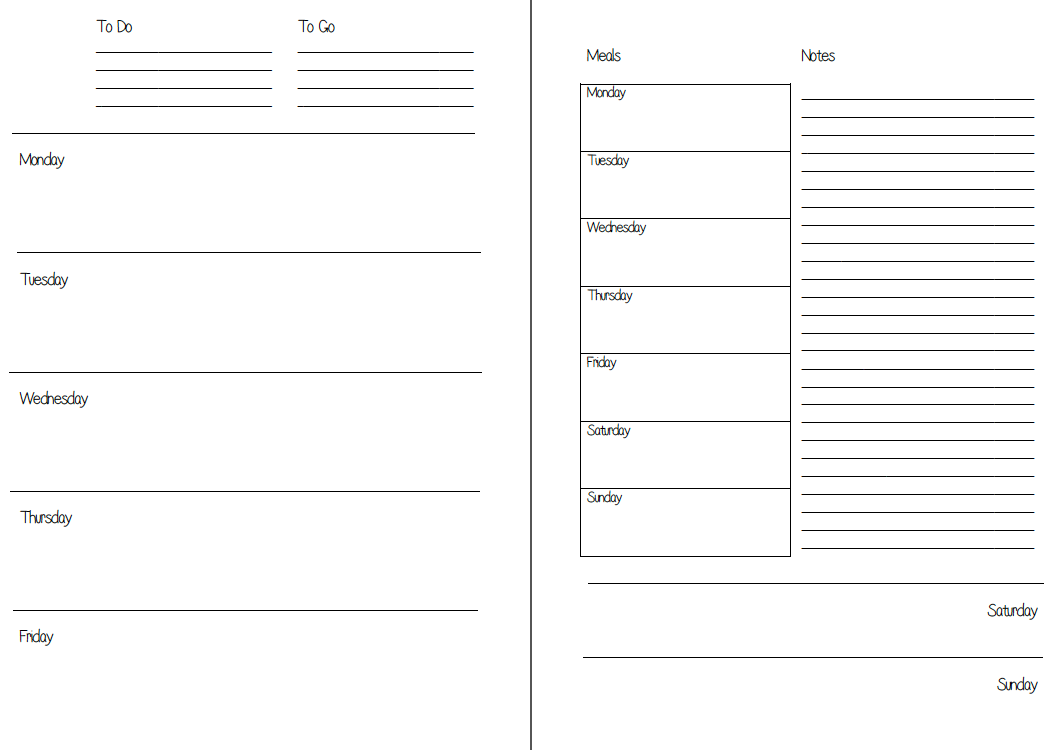 MsWenduhh Planning &  Printable: Free Printable Inserts