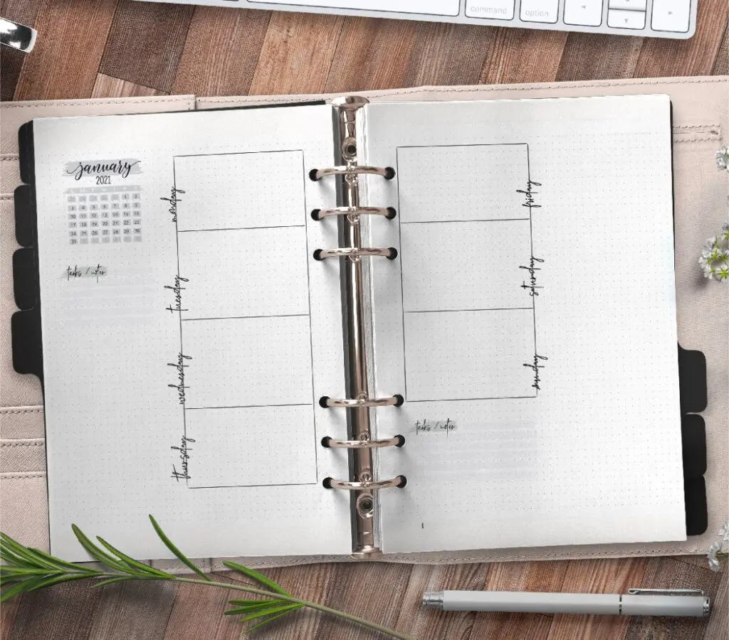 The Best Free Printable Planner and Bullet Journal Pages - Free ...