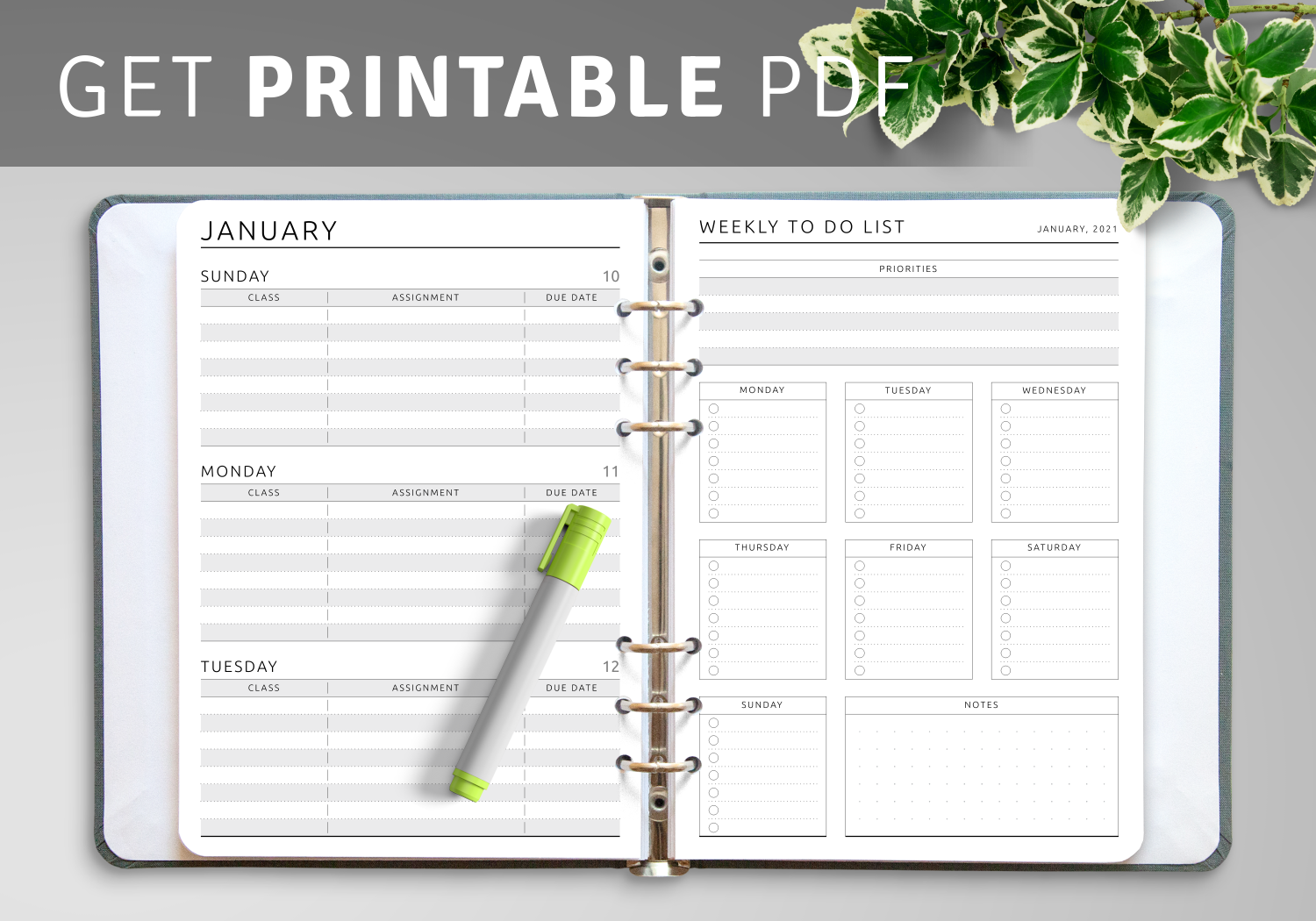 Get 2024 - 2025 Happy Planner Inserts Printable PDF