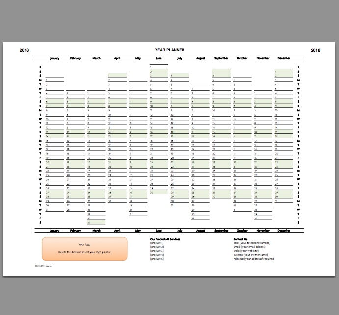 printable planner sheets 2018