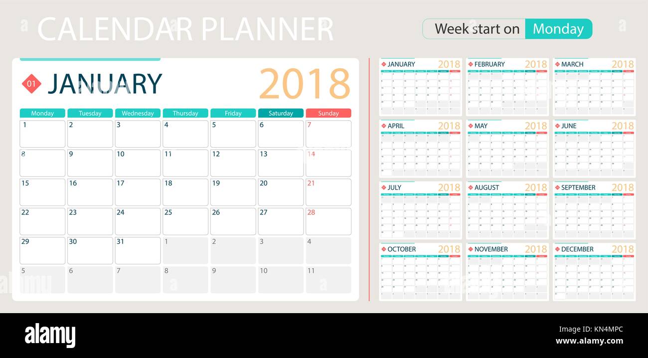 printable planner templates 2018