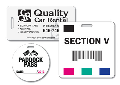 Key / Luggage Tags - Rainbow Printing