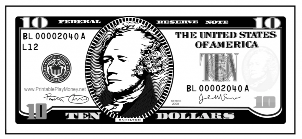 printable play money and credit cards