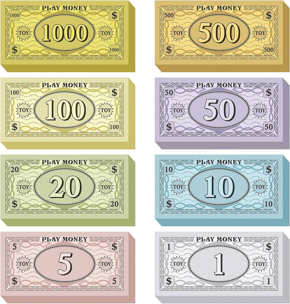 Printable Monopoly Money Black And White 1 Dollar Play Money Template Printable Monopoly Money Black And White 1 Dollar Play Money Template