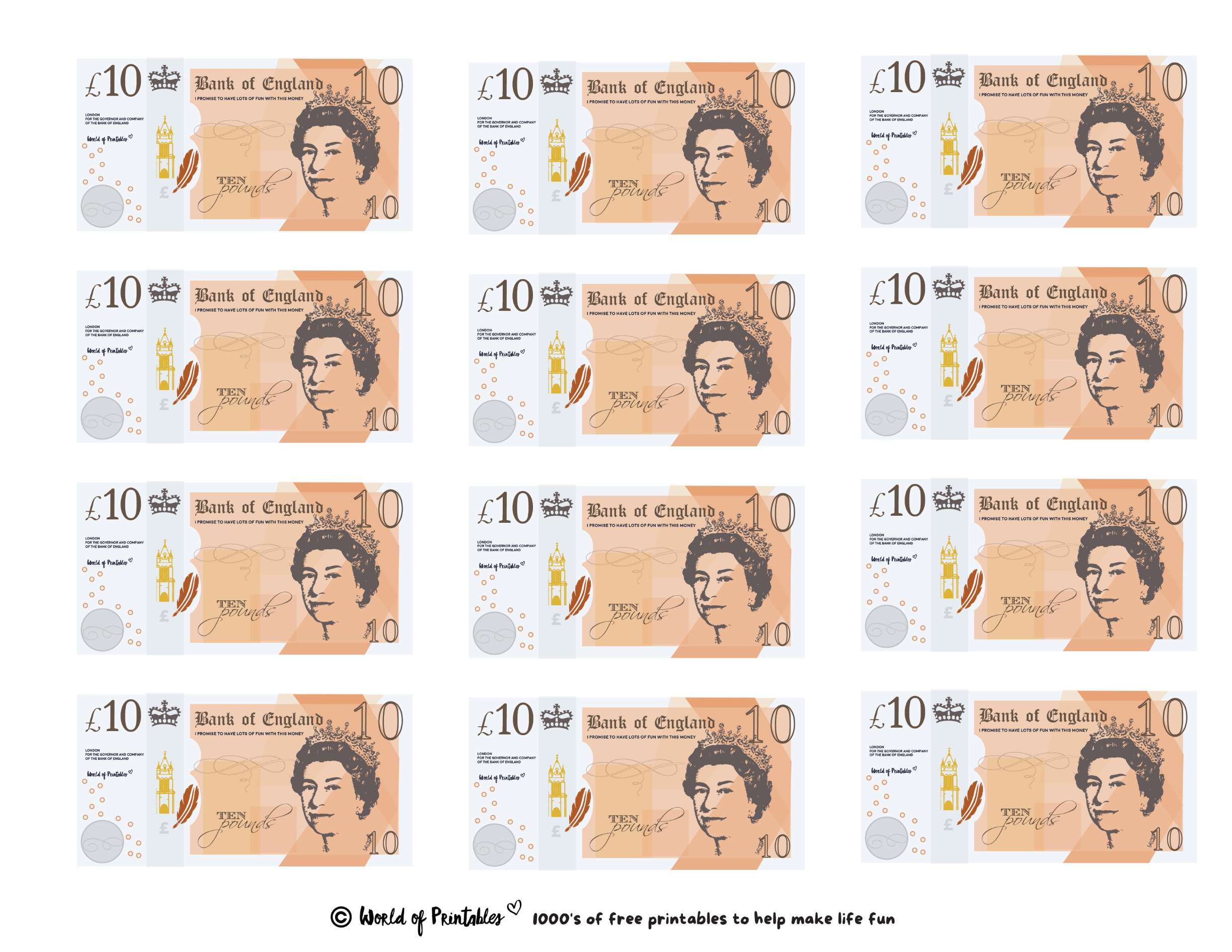 printable play money gbp