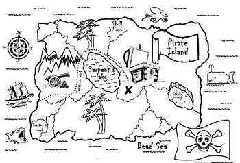 Treasure map printable | TPT