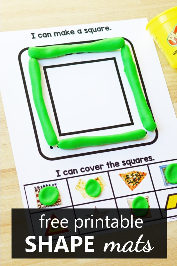 printable playdough mats shapes
