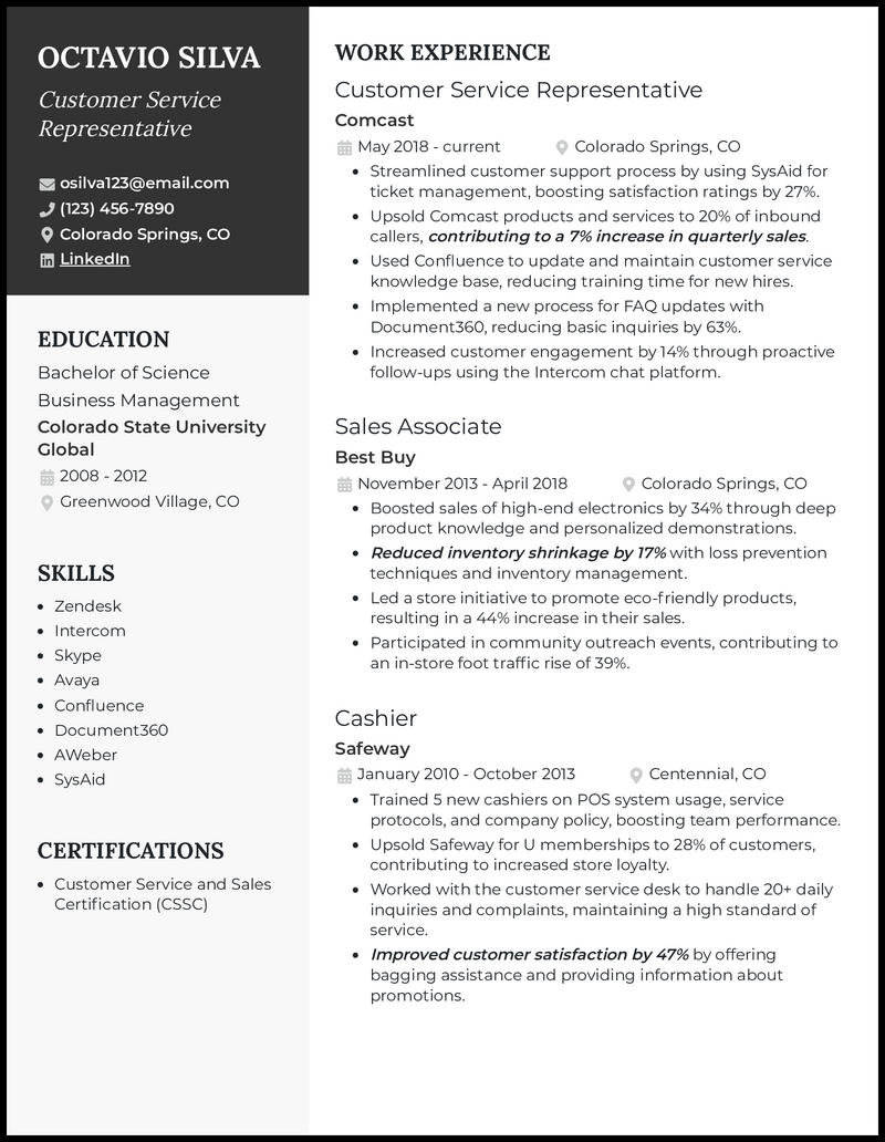 printable pocket resume