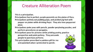 printable poems with alliteration
