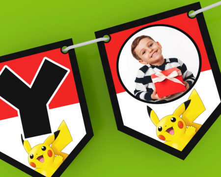 printable pokemon happy birthday banner