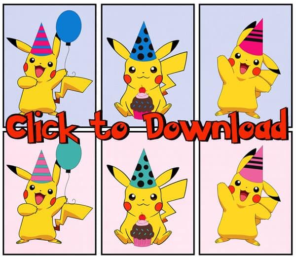 Free Pikachu Party Banner Printable for a Pokemon Party
